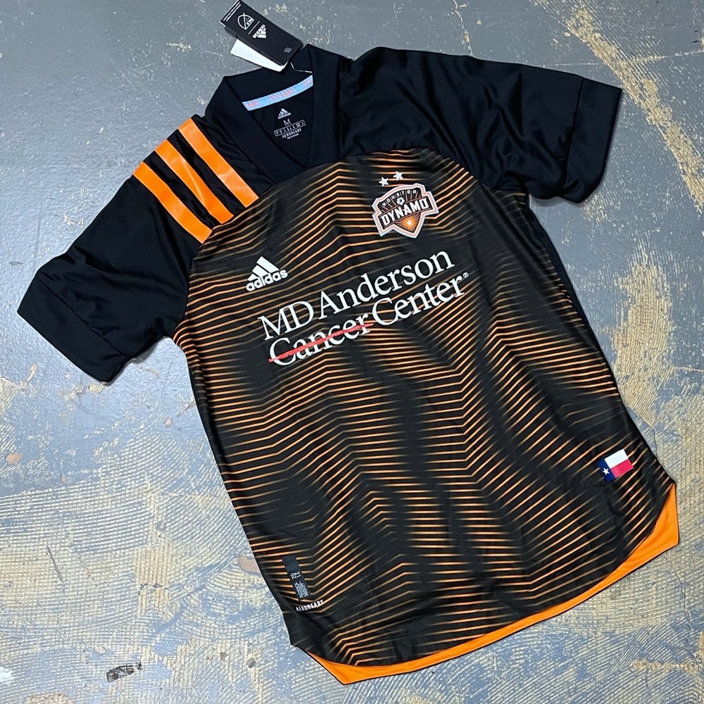 Adidas Houston Dynamos Home Soccer Jersey On Field